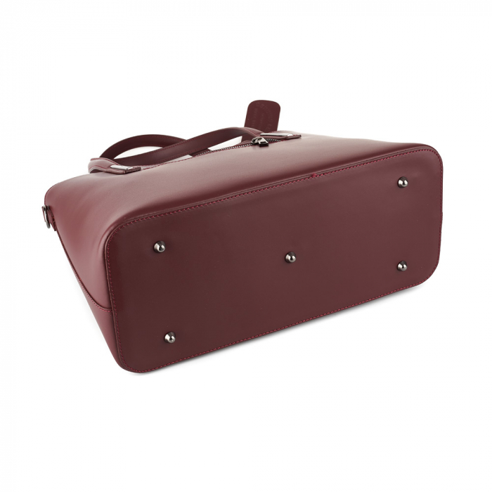 Geantă Model Mare Emma, bordo din piele naturală 8008 [5]