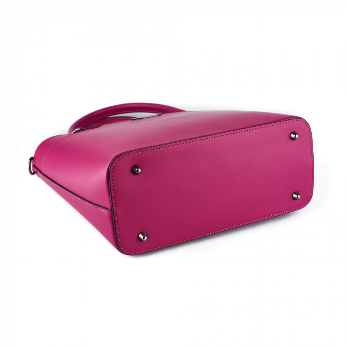 Geantă Federica, din piele roz aprins 8034 [4]