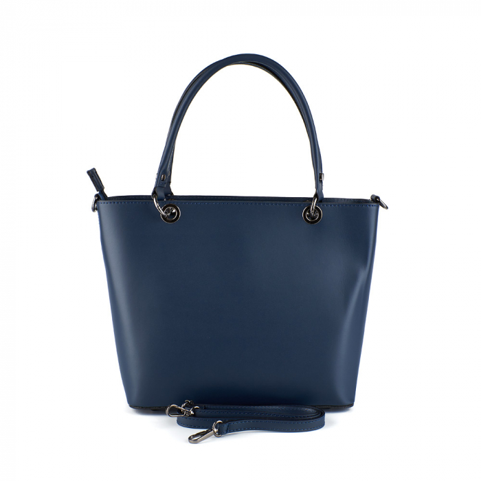 Geantă Federica, din piele albastra 8034 [3]