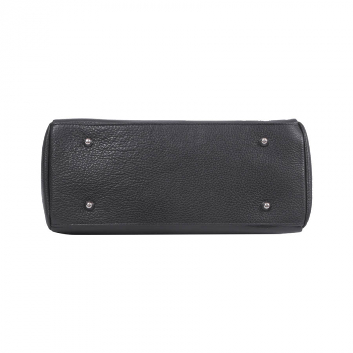 Geantă Gracie, din piele naturală neagra, 8073 [3]