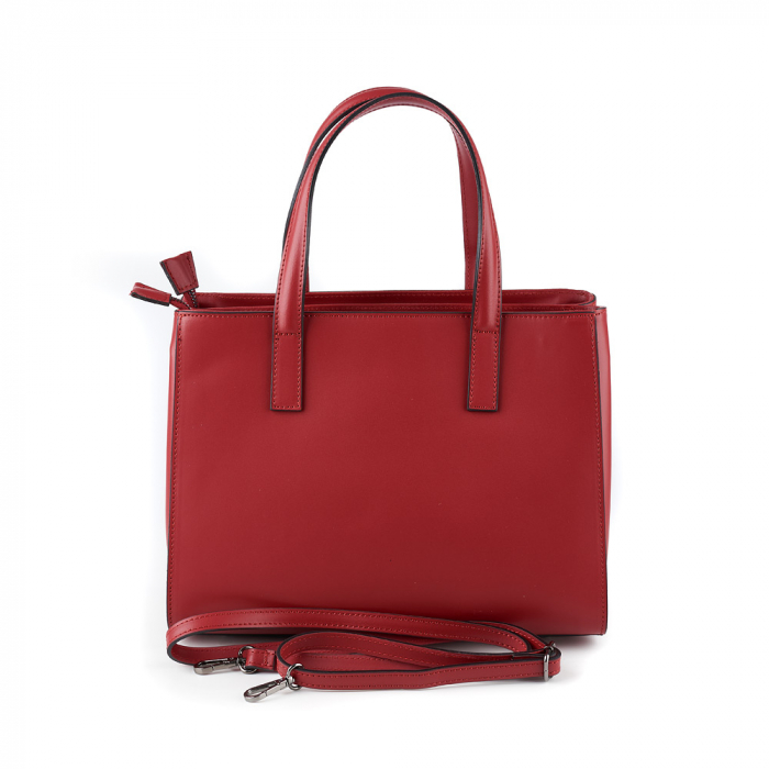 Geantă Bethany, din piele naturală rosie, 8096 [3]