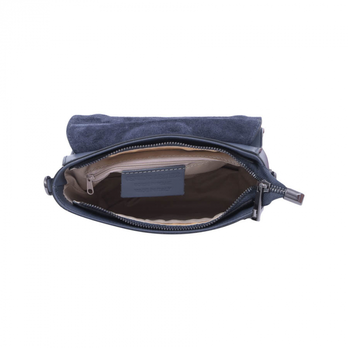 Geantă Kathy, piele naturala, albastra, 8058 [3]