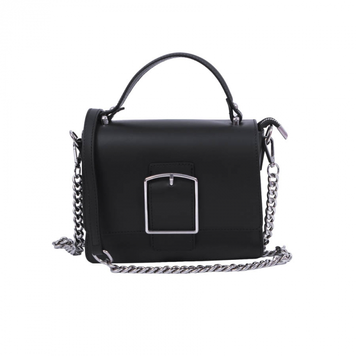 Geantă Kathy, piele naturala, negru, 8058 [2]