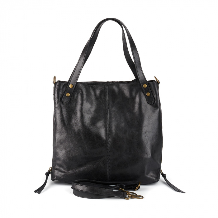 Geantă Kristen, din piele naturală neagra 8104 [6]