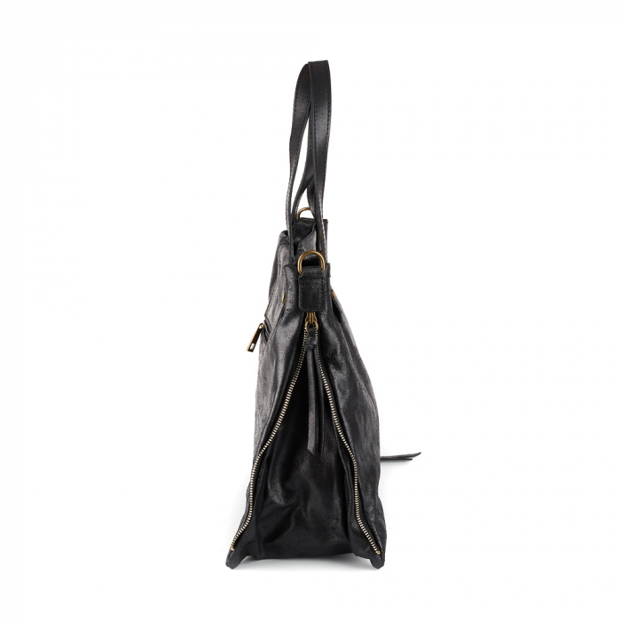Geantă Kristen, din piele naturală neagra 8104 [4]