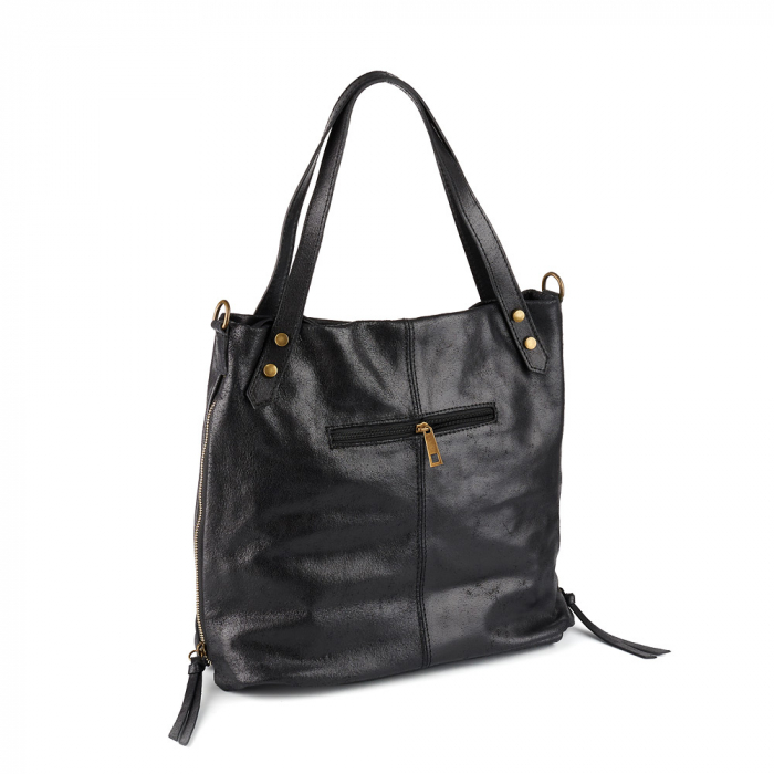 Geantă Kristen, din piele naturală neagra 8104 [2]