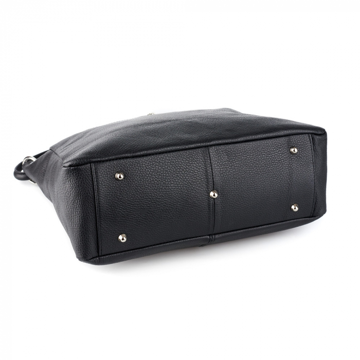 Geantă Kylie, din piele naturală neagra 8120 [4]