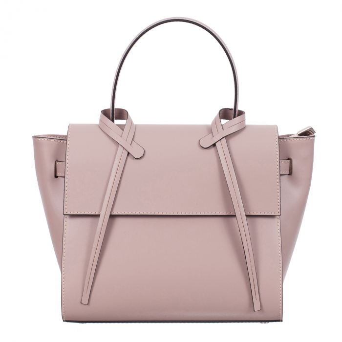 Geantă roz pal din piele naturală 8023 [2]