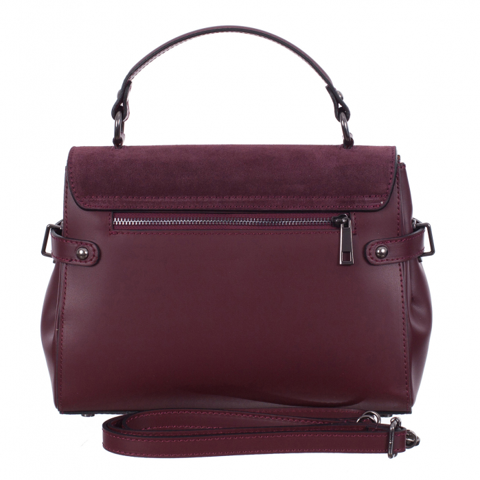 Geantă grena din piele naturală 8024 [3]