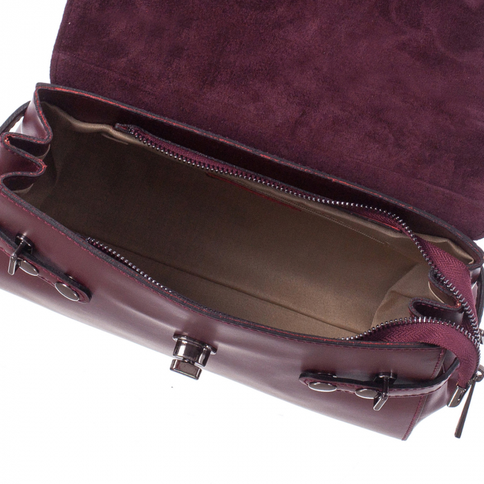 Geantă grena din piele naturală 8024 [4]