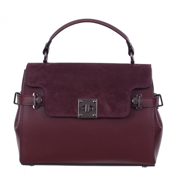 Geantă grena din piele naturală 8024 [2]