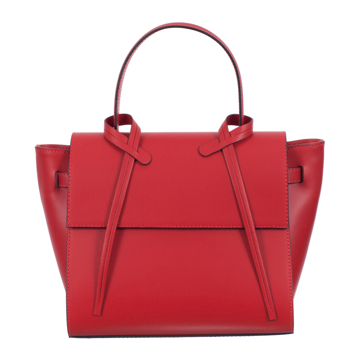 Geantă roșie din piele naturală 8023 [2]