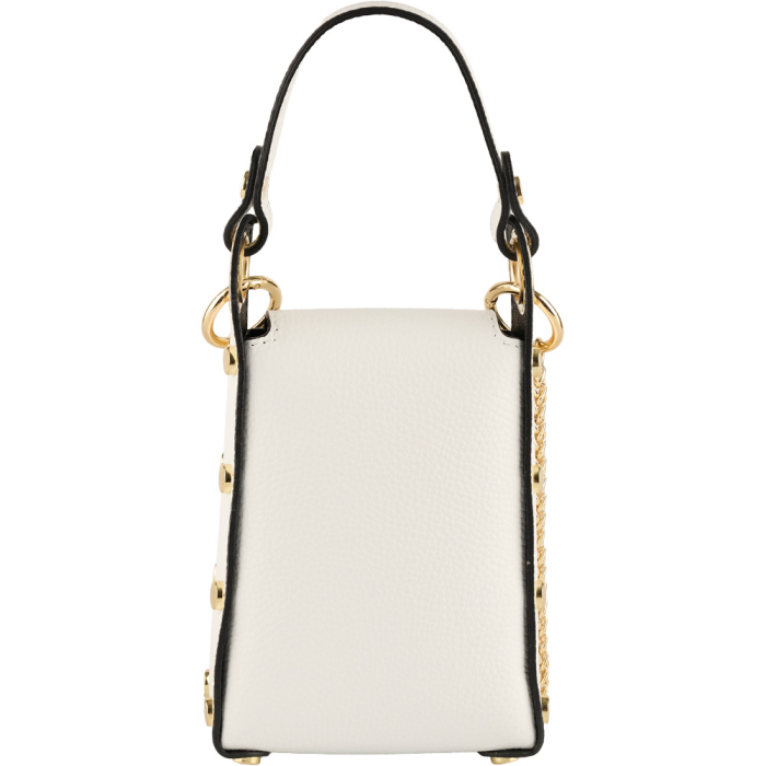 Gentută Charisma, crossbody piele  naturala alb 8211 [3]