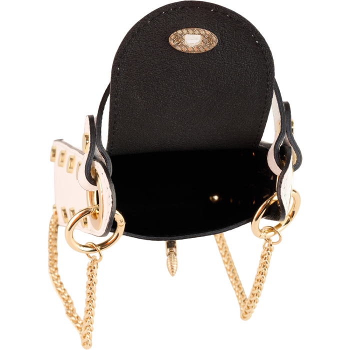 Gentută Charisma, crossbody piele  naturala alb 8211 [5]