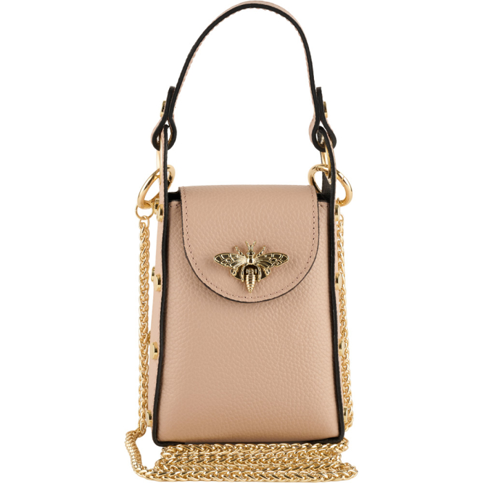 Gentută Charisma, crossbody piele  naturala roz prafuit 8211 [2]