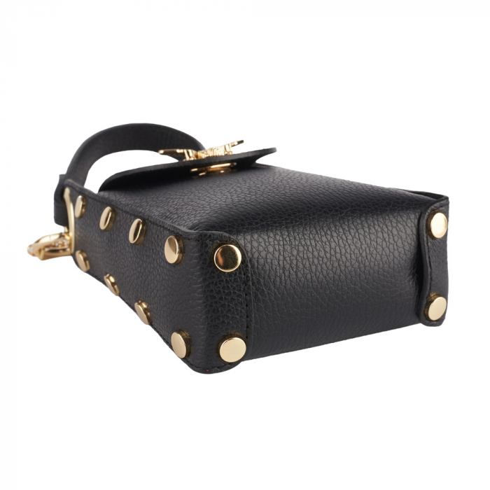 Gentută Charisma, crossbody piele naturala neagra 8211 [4]