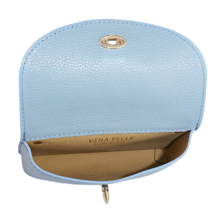 Gentuta Rosalia,din piele naturala bleo,lant auriu,8207 [5]