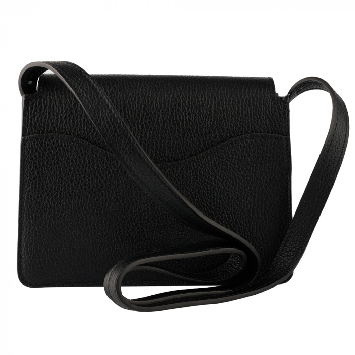 Poseta Hazel din piele naturala neagra de umar sau crossbody,8231 [3]