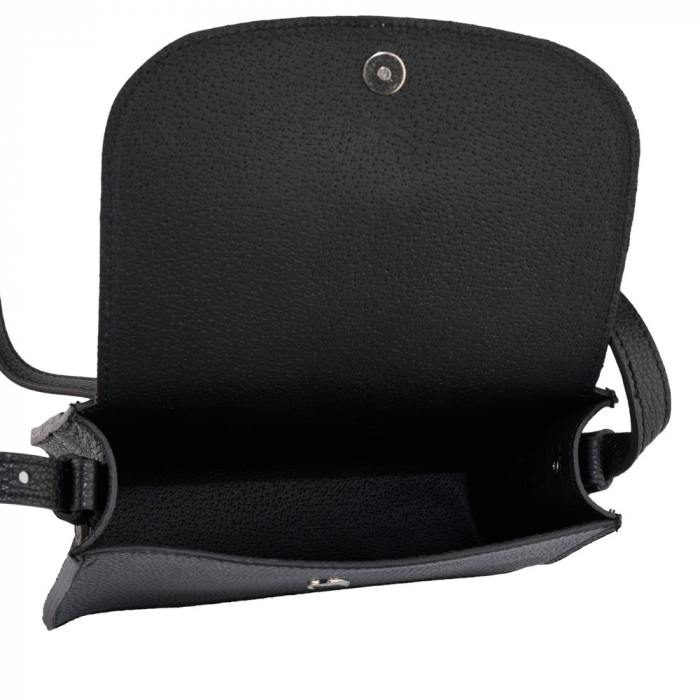 Poseta Hazel din piele naturala neagra de umar sau crossbody,8231 [4]