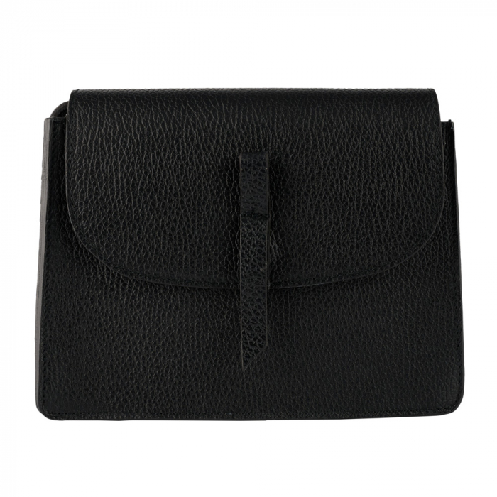 Poseta Hazel din piele naturala neagra de umar sau crossbody,8231 [2]