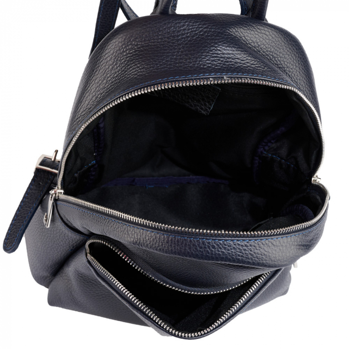 Rucsac Aida din piele naturală bleumarin, 8114 [4]
