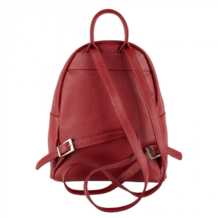 Rucsac Aida din piele naturală bordo, 8114 [3]