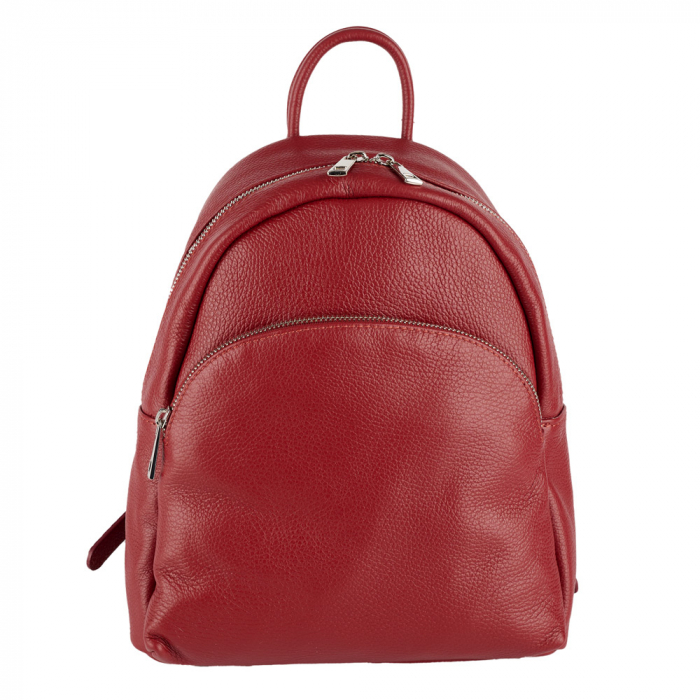 Rucsac Aida din piele naturală bordo, 8114 [2]