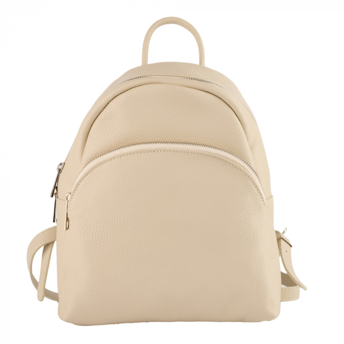 Rucsac Aida din piele naturală crem, 8114 [2]