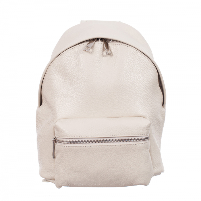 Rucsac alb din piele naturală 8032 [2]