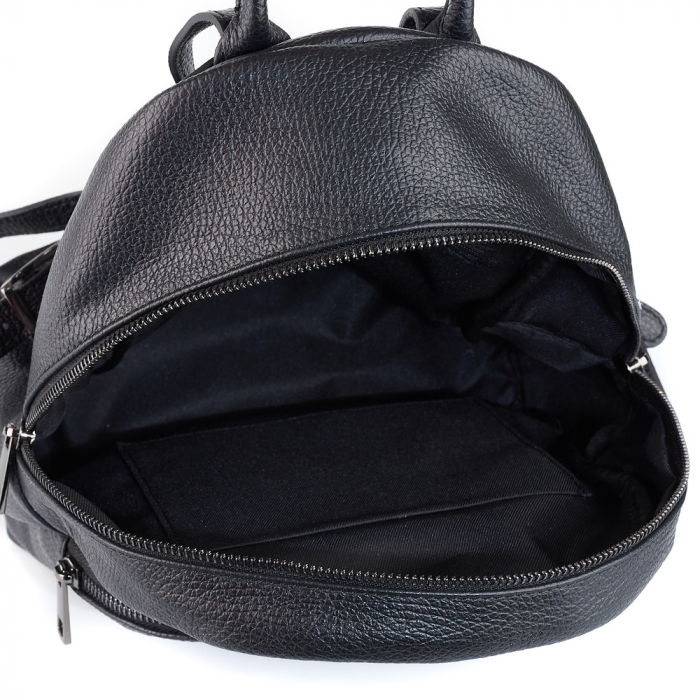 Rucsac Aida din piele naturală negru, 8114 [4]