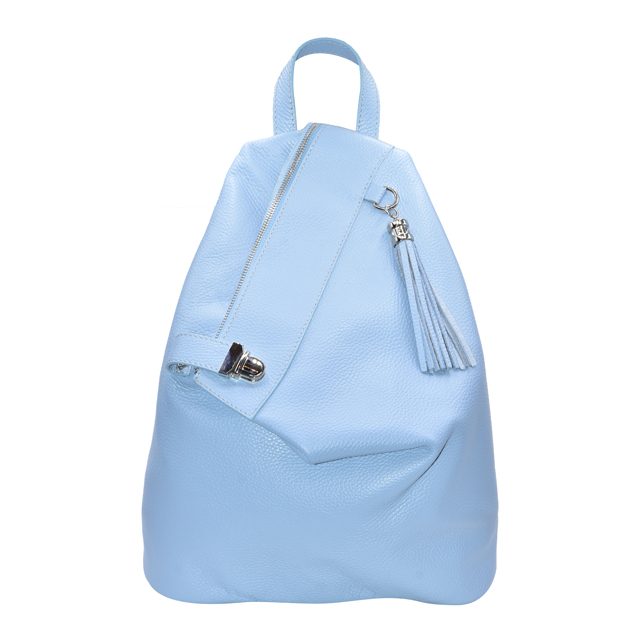 Rucsac Arabella, din piele naturală bleu, 8161 [2]