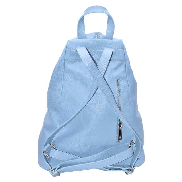Rucsac Arabella, din piele naturală bleu, 8161 [3]