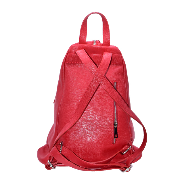 Rucsac Arabella, din piele naturală rosu, 8161 [3]