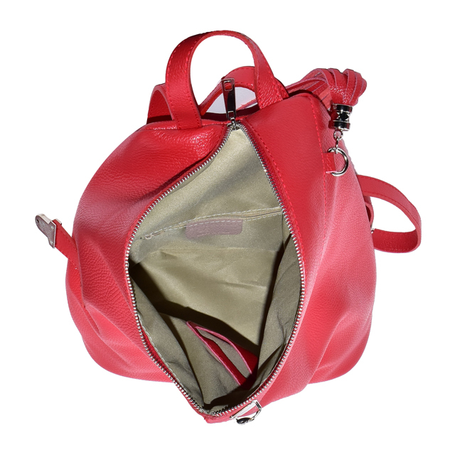 Rucsac Arabella, din piele naturală rosu, 8161 [4]