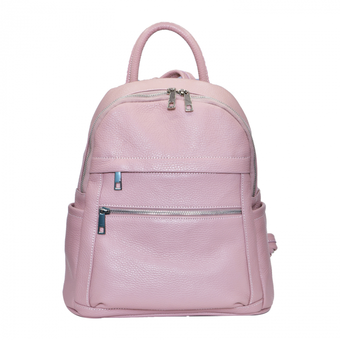 Rucsac Mabel, din piele naturală roz 8159 [2]