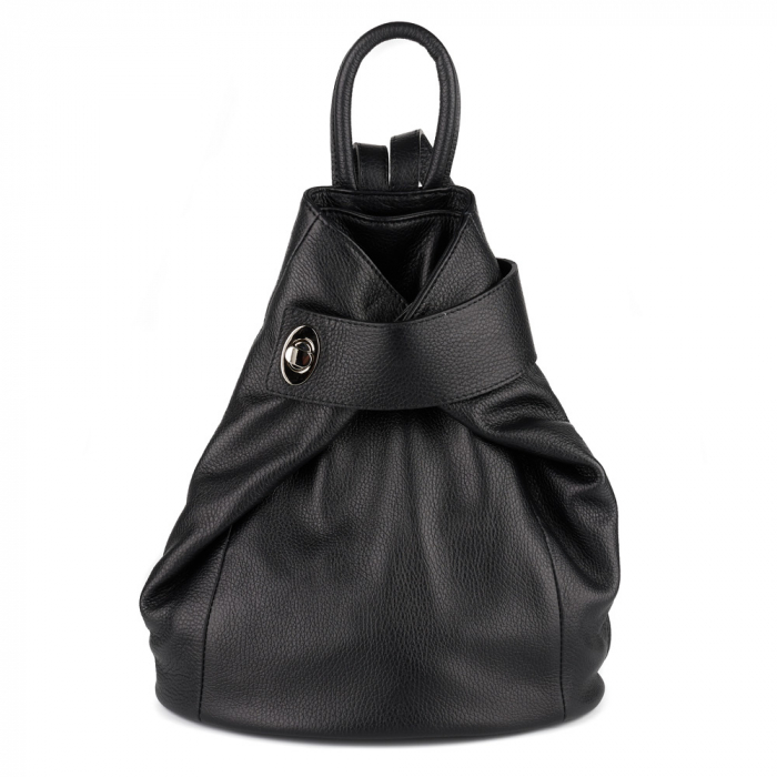Rucsac Lety, din piele naturală neagra, 8186 [2]
