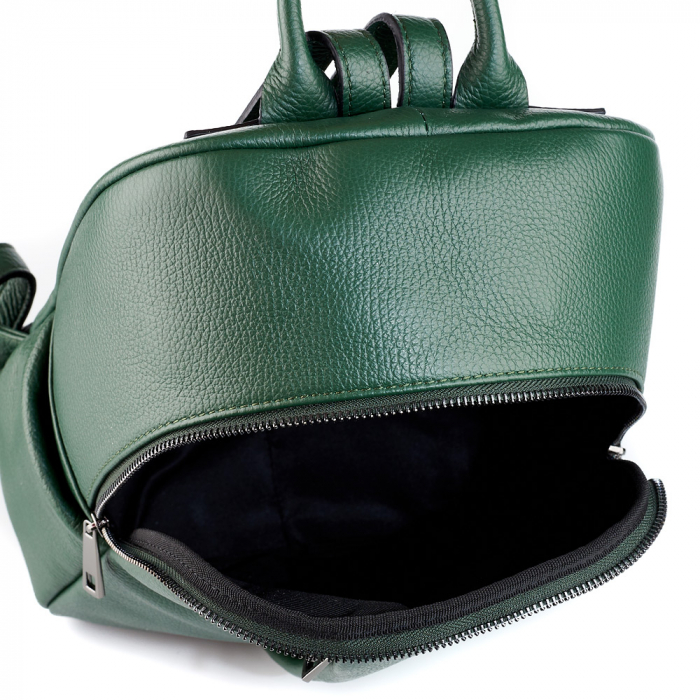 Rucsac Ayanna, din piele naturală verde, 8116 [4]