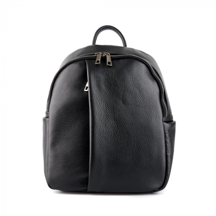 Rucsac Ayanna, din piele naturală negru, 8116 [2]