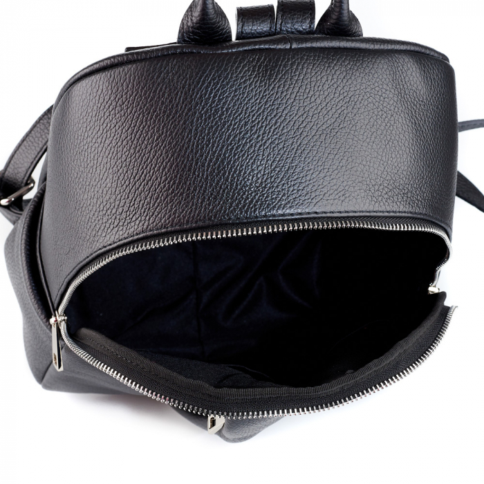 Rucsac Ayanna, din piele naturală negru, 8116 [4]