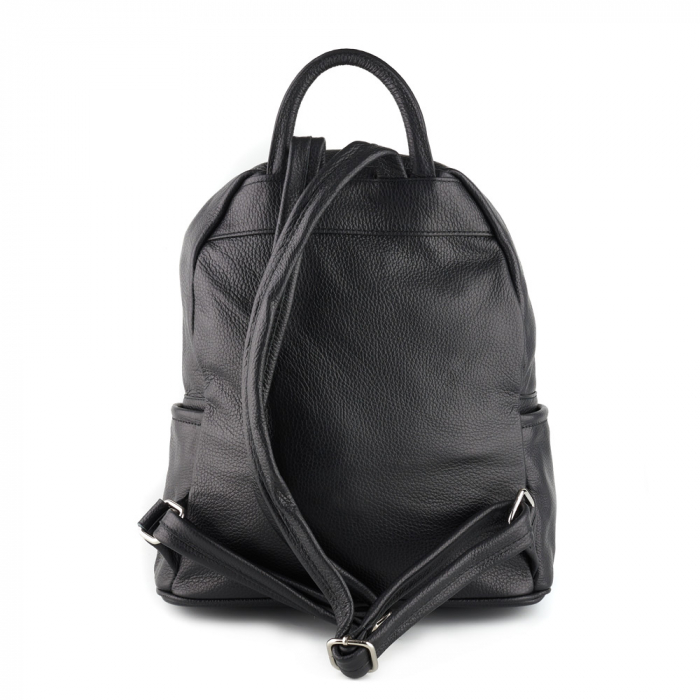 Rucsac Ayda, din piele naturală negru, 8121 [3]