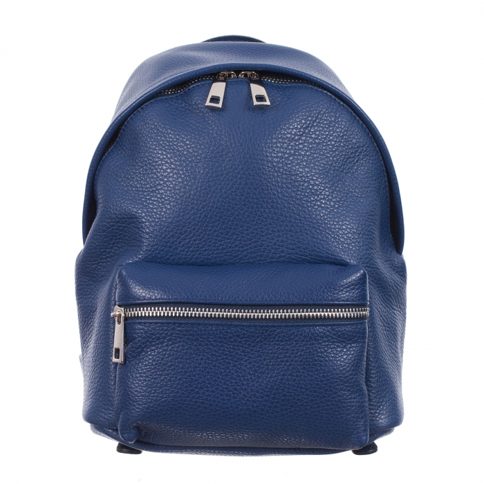 Rucsac bleumarin din piele naturală 8032 [2]