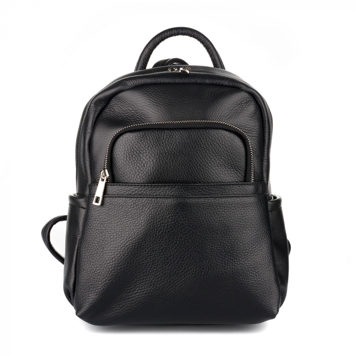 Rucsac Harlow, din piele naturală negru 8165 [2]