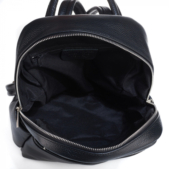 Rucsac Harlow, din piele naturală negru 8165 [4]