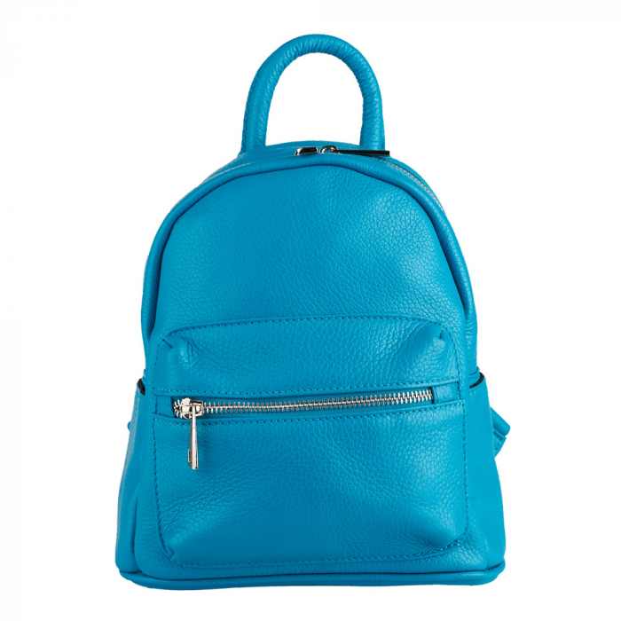 Rucsac Blythe, din piele naturală albastru cobalt 8164 [2]