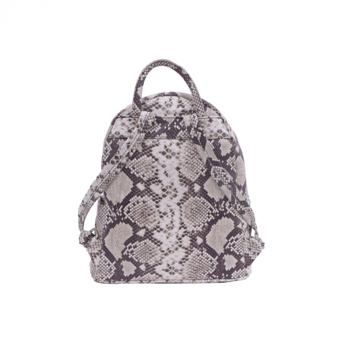 Rucsac Britney, din piele naturală imprimeu snake nude, 8086 [4]