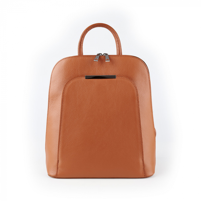 Rucsac Cassie, din piele naturală maro, 8089 [2]