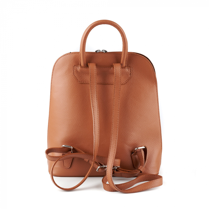 Rucsac Cassie, din piele naturală maro, 8089 [3]