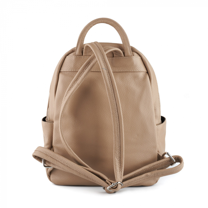 Rucsac Chelsea, din piele naturală bej, 8087 [3]