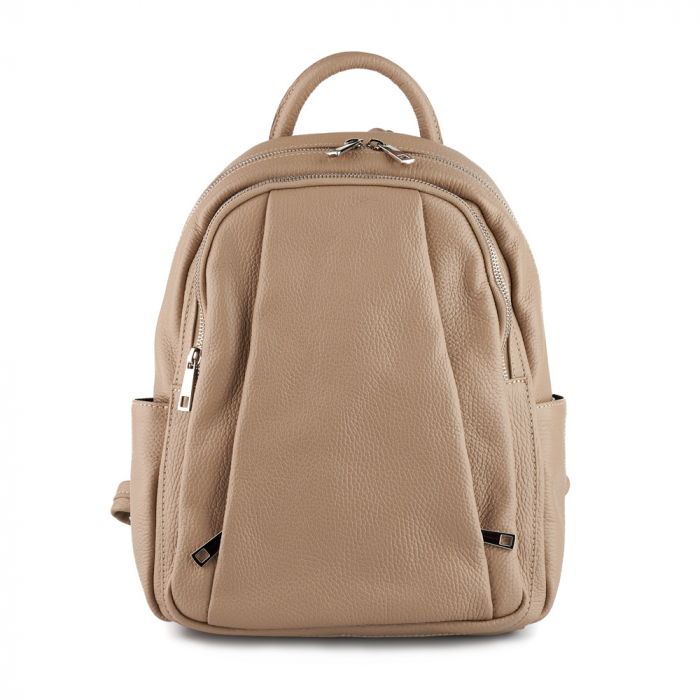 Rucsac Chelsea, din piele naturală bej, 8087 [2]
