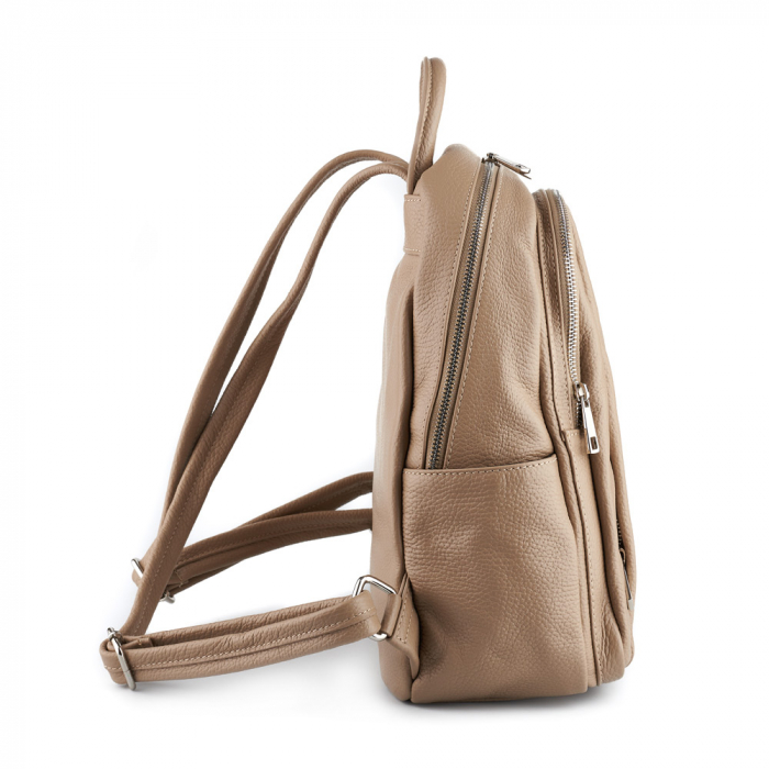 Rucsac Chelsea, din piele naturală bej, 8087 [4]